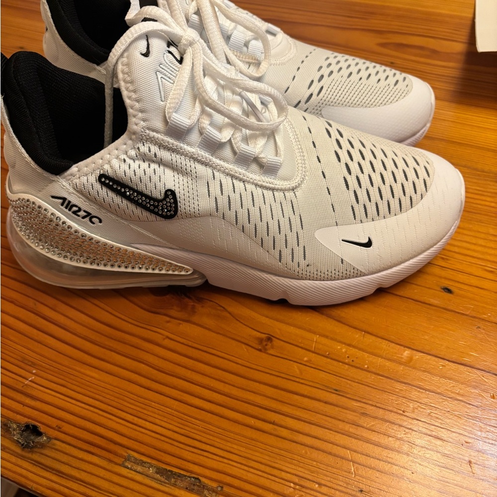 Nike White and Black Air Max Sneakers